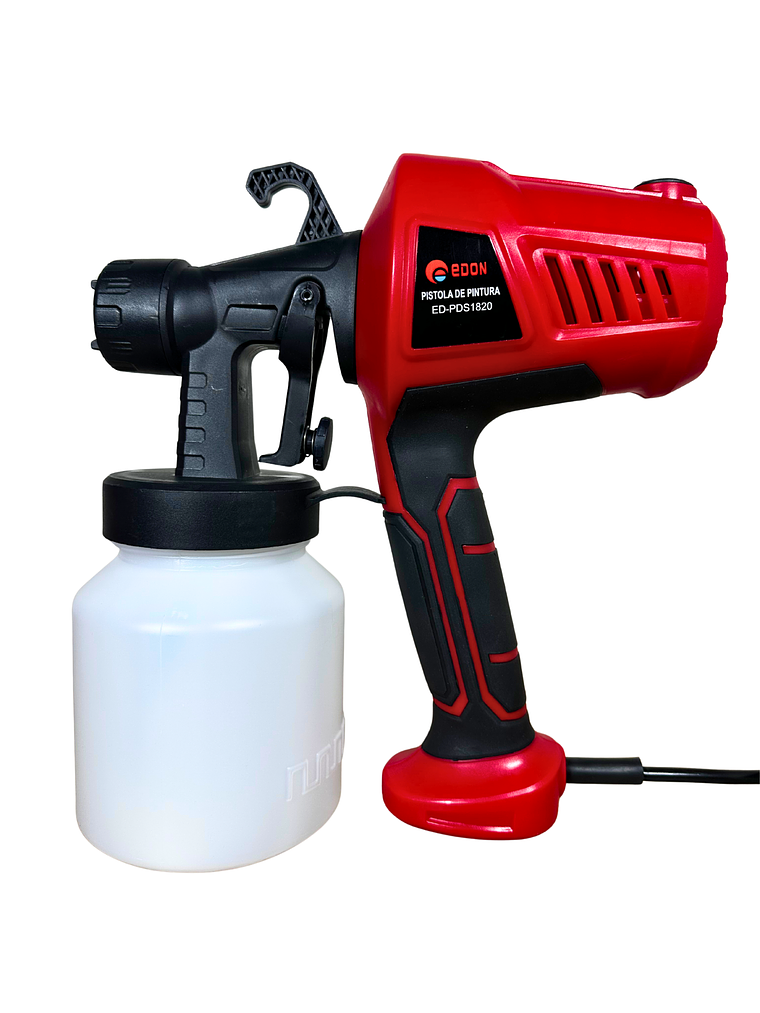 Pistola Eléctrica Para Pintar EDON 500W 800ml (Pulverizador de Alta Velocidad) 1