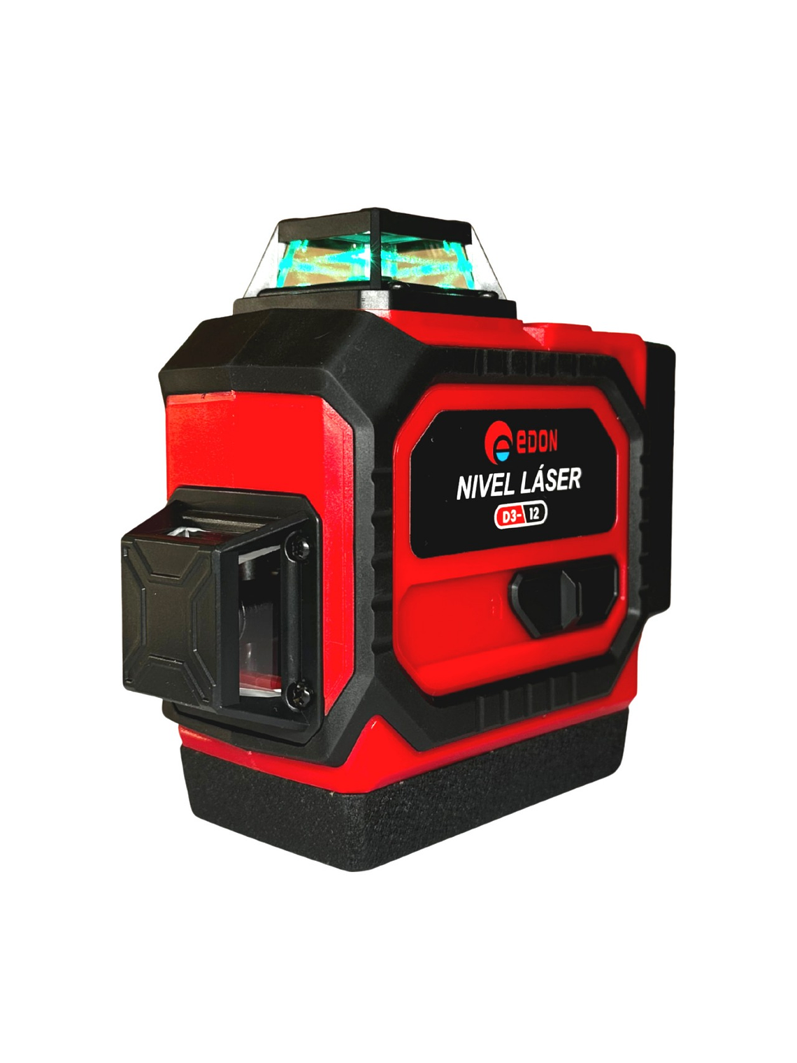 Nivel Láser 3D EDON 12 Líneas Cruzadas 30m (Rayo Verde) + 2 Baterías 2