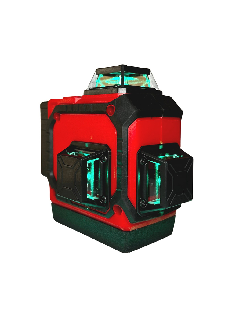 Nivel Láser 3D EDON 12 Líneas Cruzadas 30m (Rayo Verde) + 2 Baterías 4