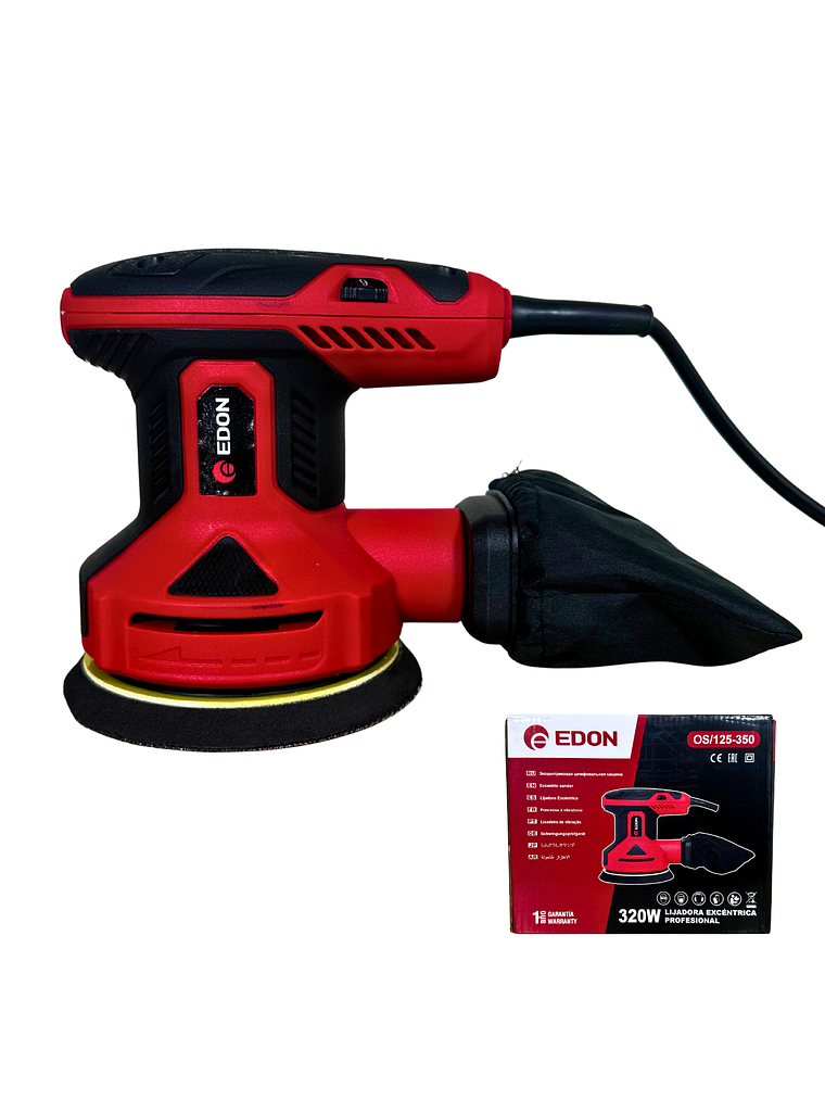Lijadora Roto Orbital Eléctrica EDON 350W 5