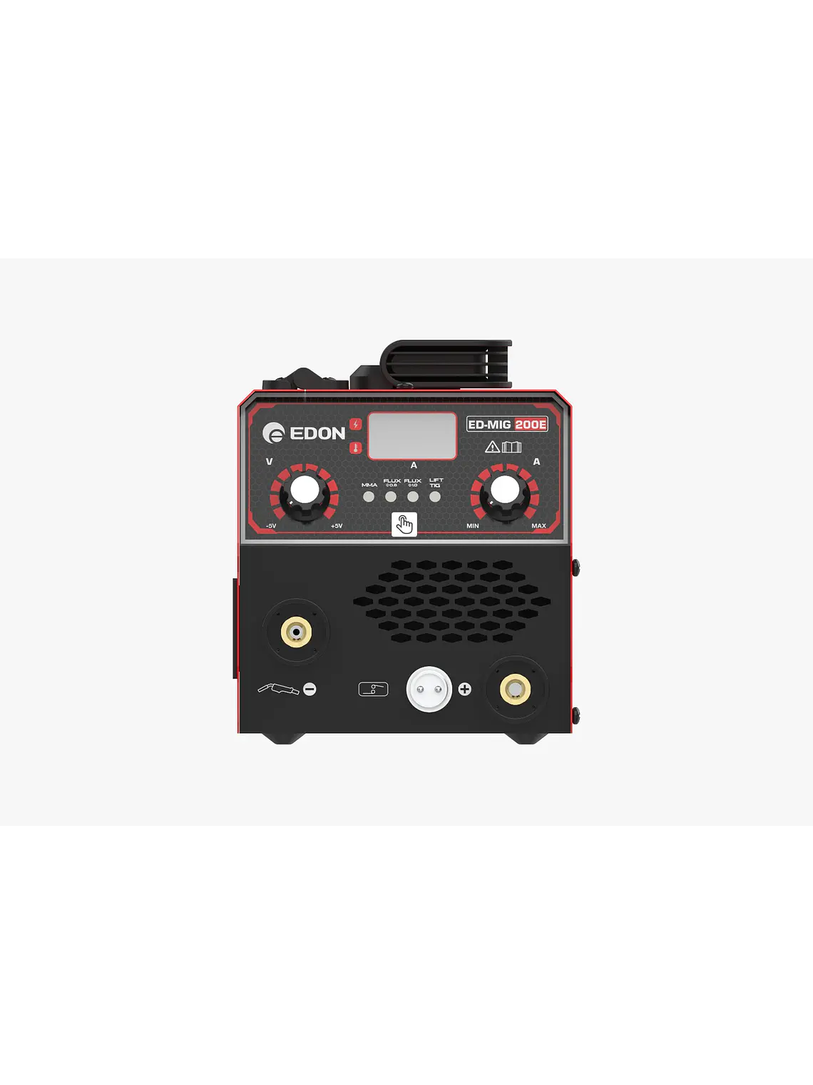 Soldadora Inversora Mig 200E (MIG Sin Gas / MMA) Digital + Alambre Flux 0.5 Kg 3