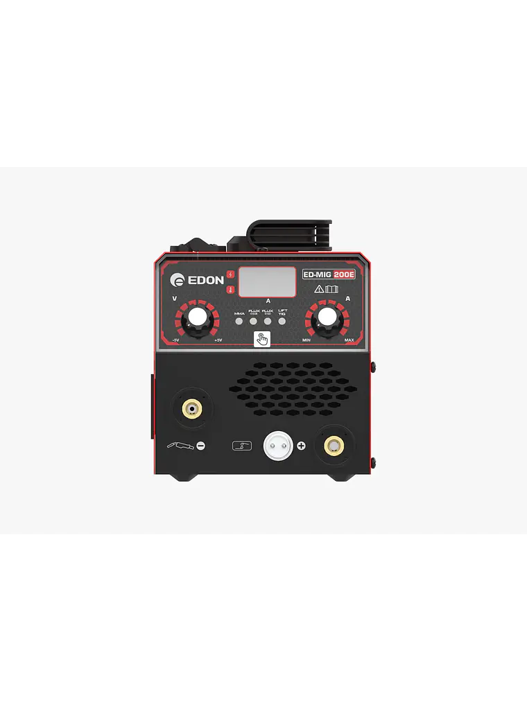 Soldadora Inversora Mig 200E (MIG Sin Gas / MMA) Digital + Alambre Flux 0.5 Kg 3