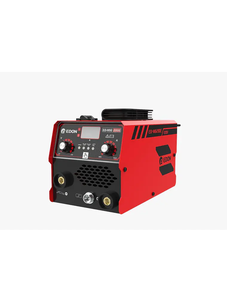 Soldadora Inversora Mig 200E (MIG Sin Gas / MMA) Digital + Alambre Flux 0.5 Kg 4
