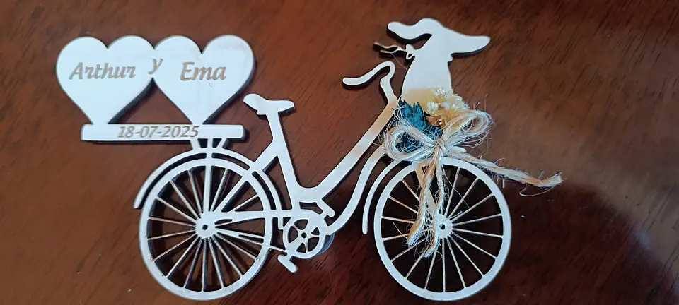 Recuerdo de novios bicicleta 1