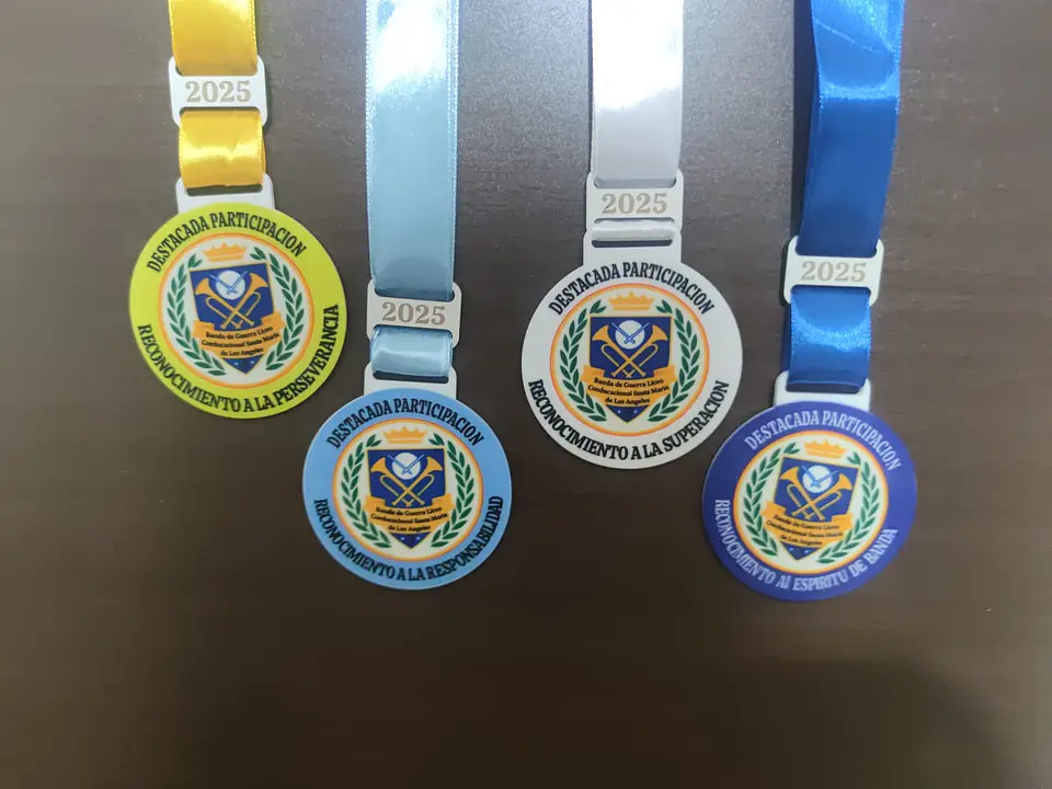 Medalla de acrílico sublimable 1