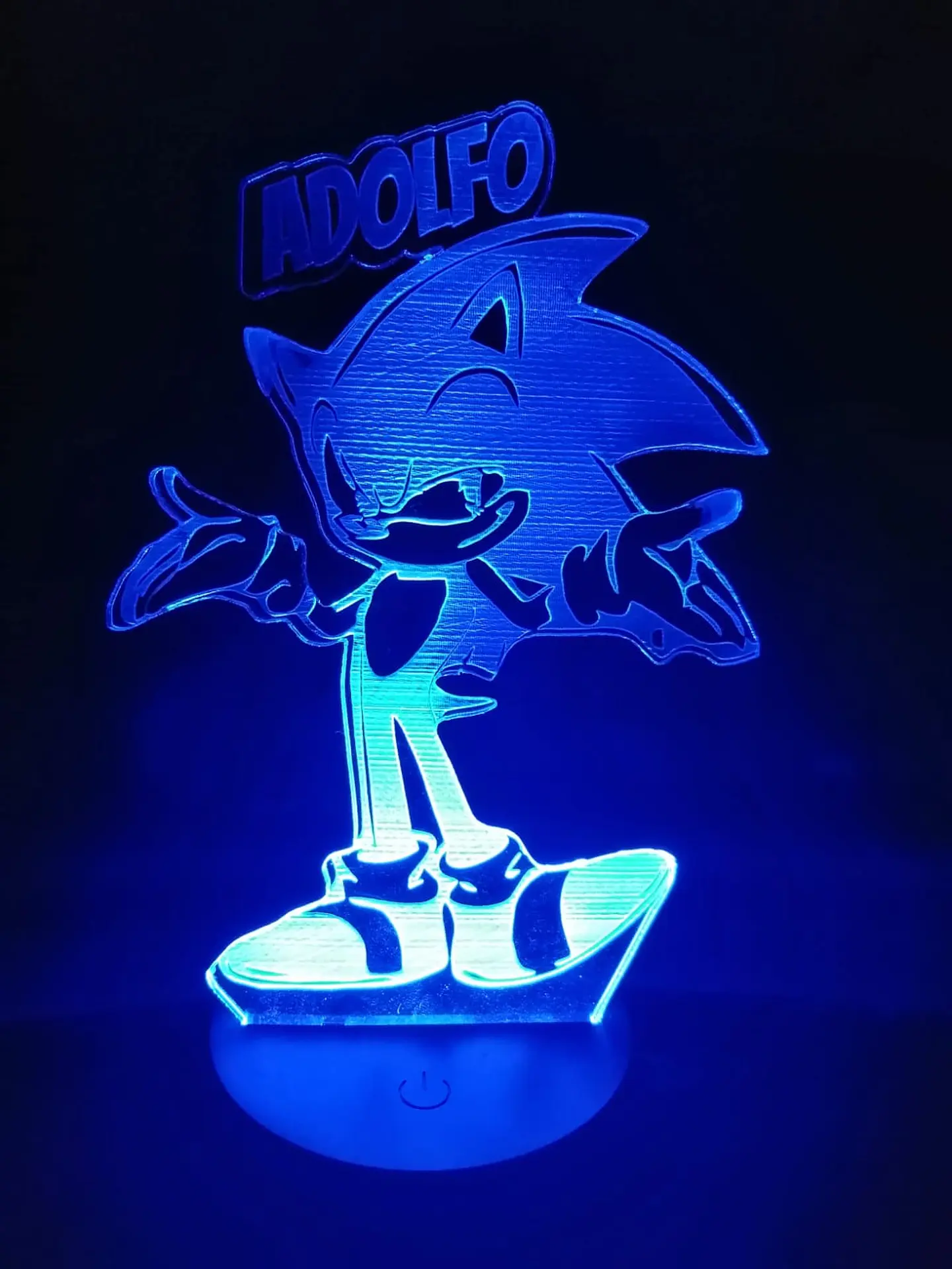 Lampara Sonic (con nombre a personalizado) 1