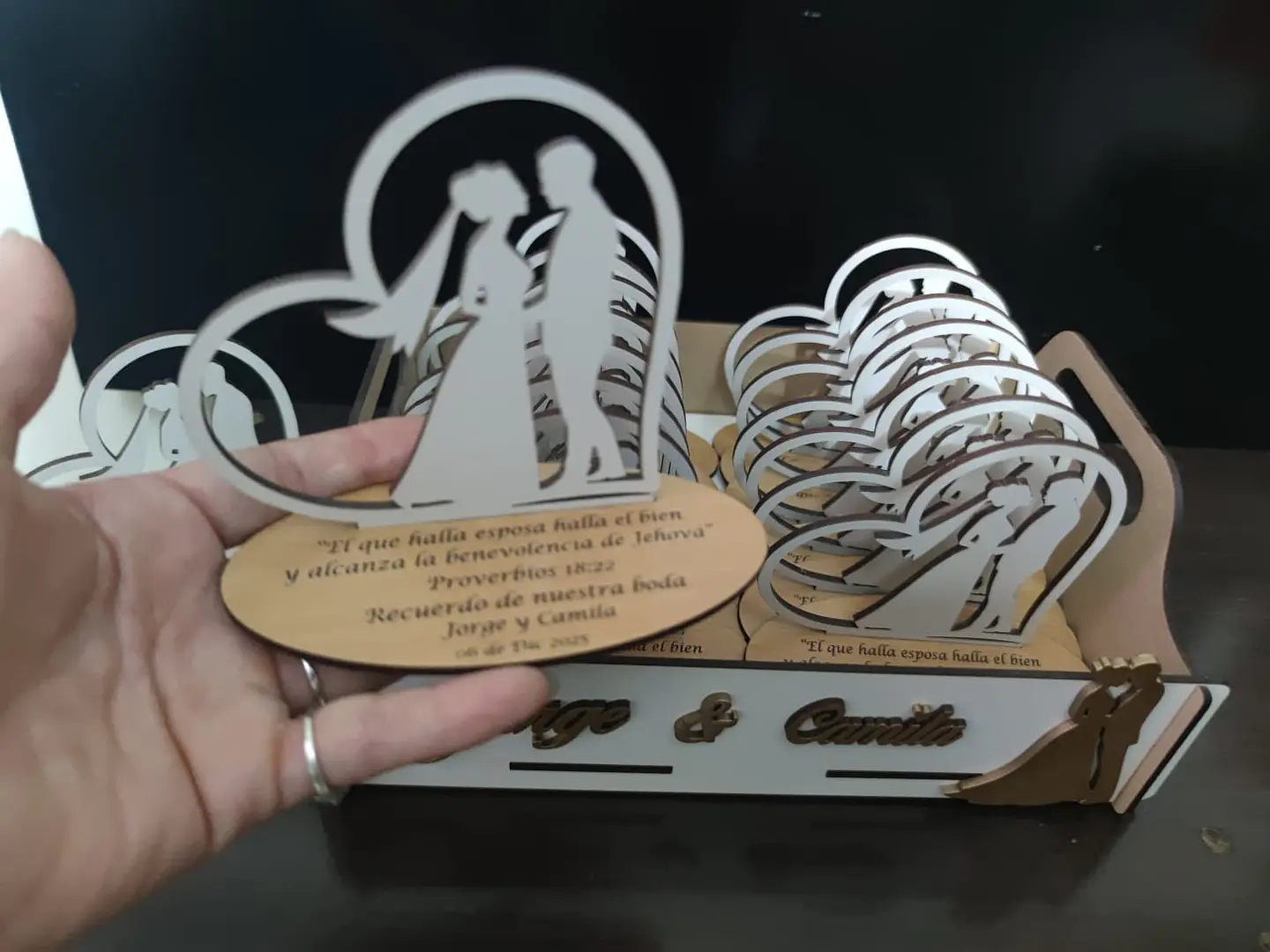 Recuerdo corazón de matrimonio  3