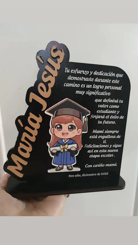 Galvano de egreso, licenciatura o titulación