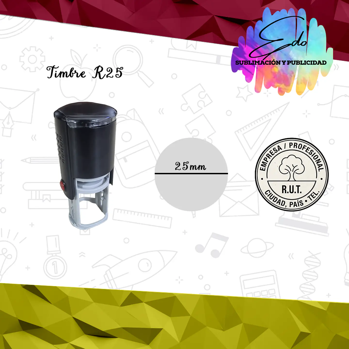 Timbre de escritorio R25 1
