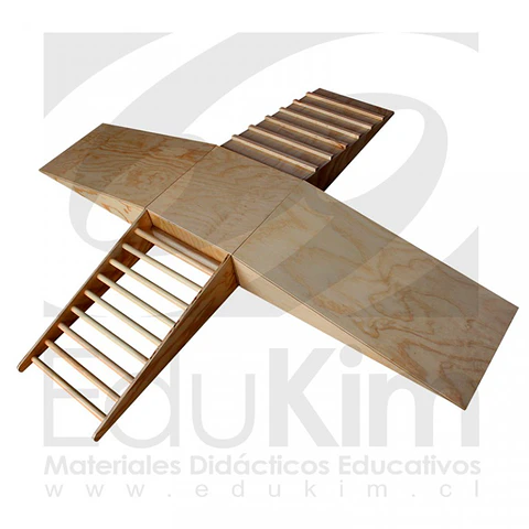 Pikler conjunto rampa de gateo trepador