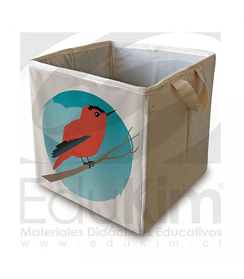 Caja plegable diseño Picaflor de Juan Fernández 30 cm
