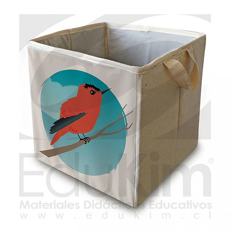 Caja plegable diseño Picaflor de Juan Fernández 30 cm