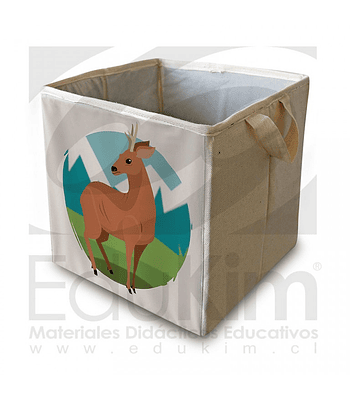 Caja plegable diseño huemul 30 cm