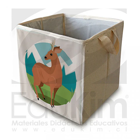 Caja plegable diseño huemul 30 cm