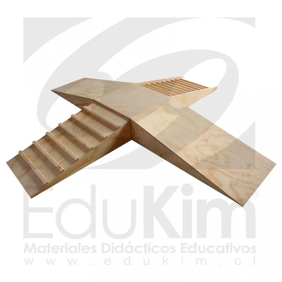 Pikler conjunto rampa de gateo trepador 2
