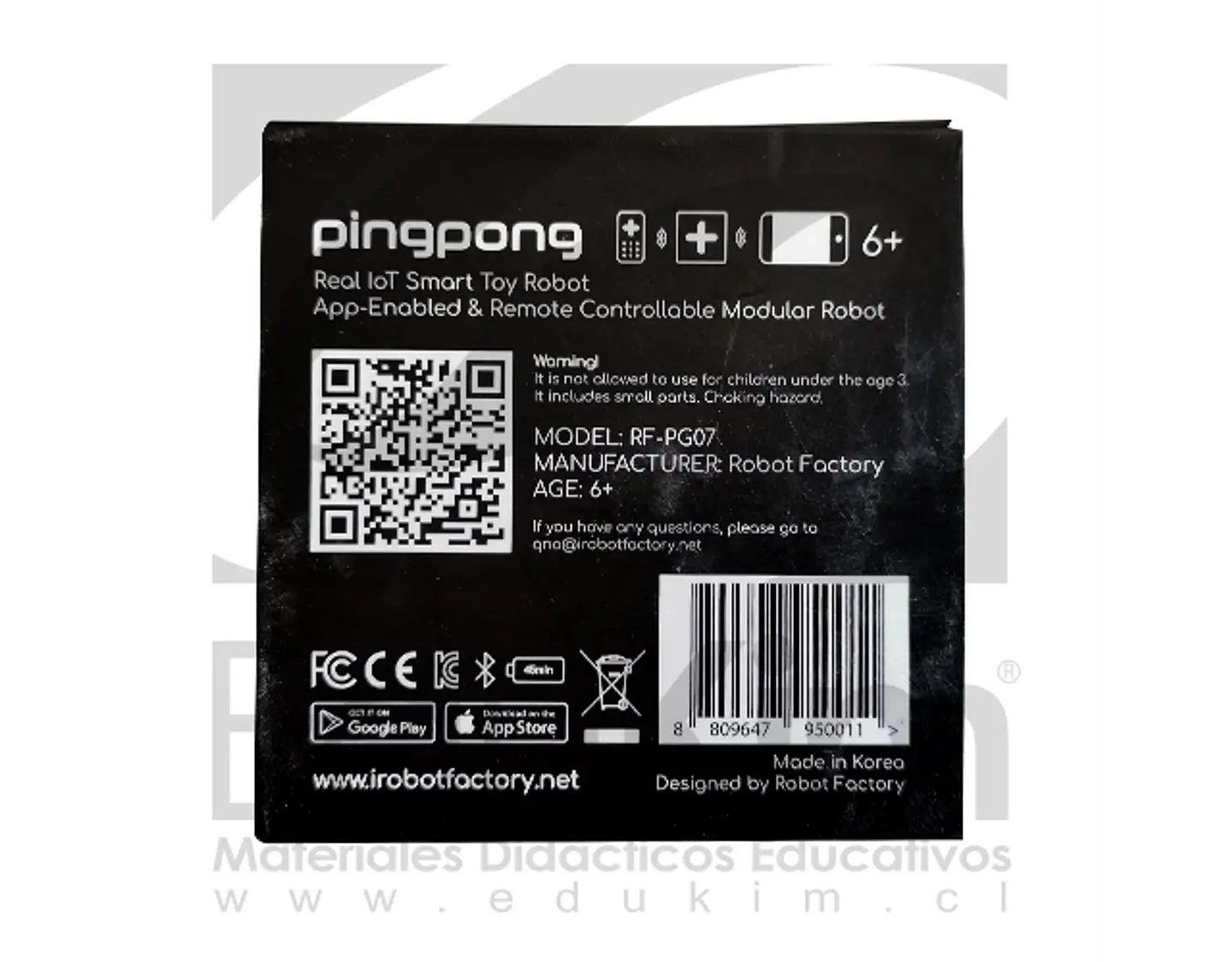 Cubo individual PingPong 2