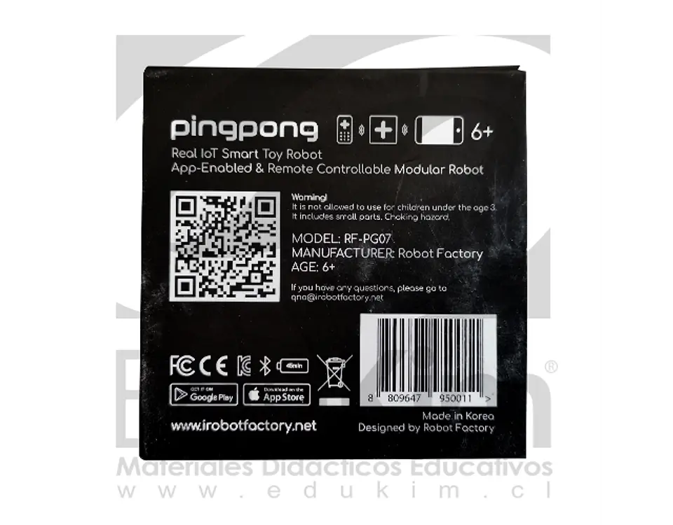 Cubo individual PingPong 2