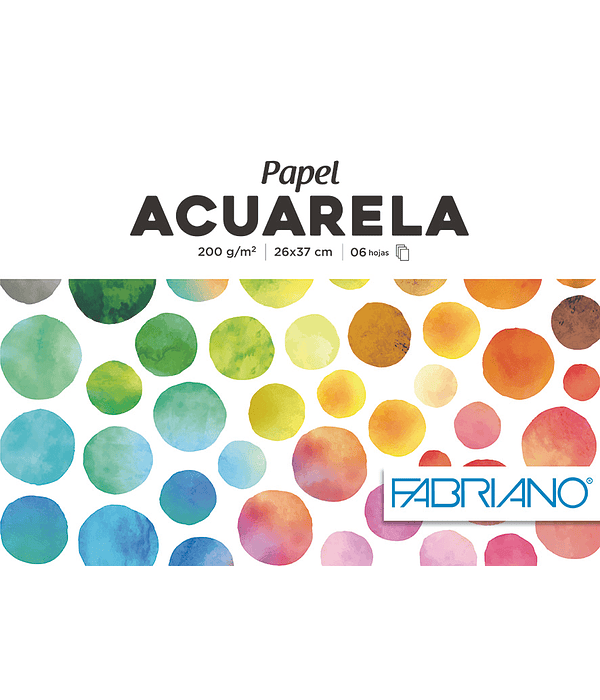 Sobre Papel Acuarela 200G 6 Pliegos