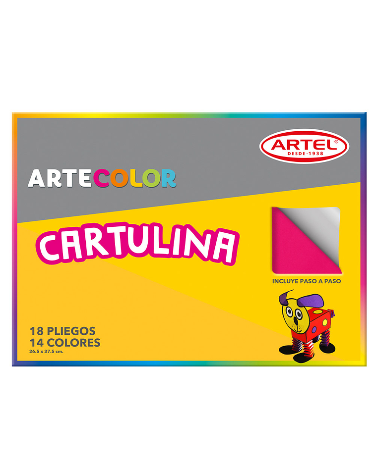 ARTECOLOR CARTULINAS 18H 14 COL