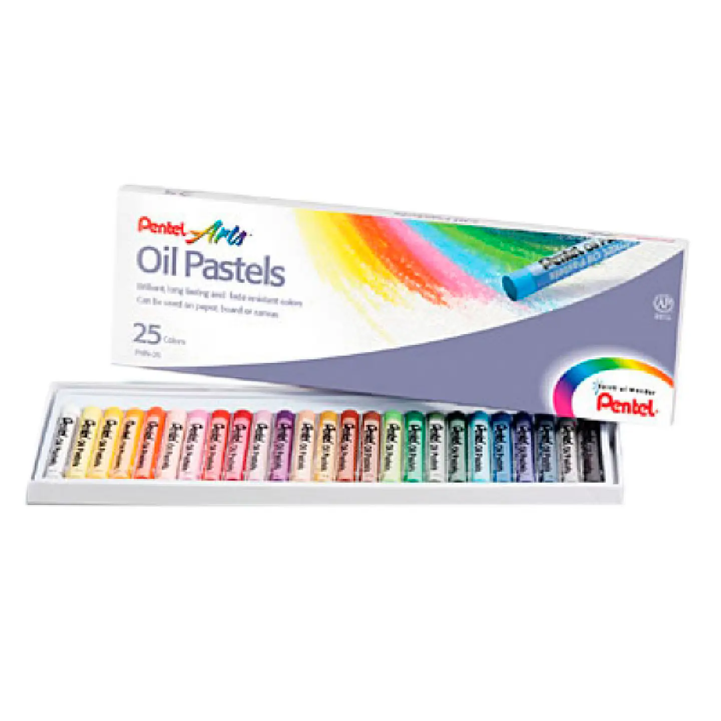Estuche Pasteles 25 Colores Pentel 1