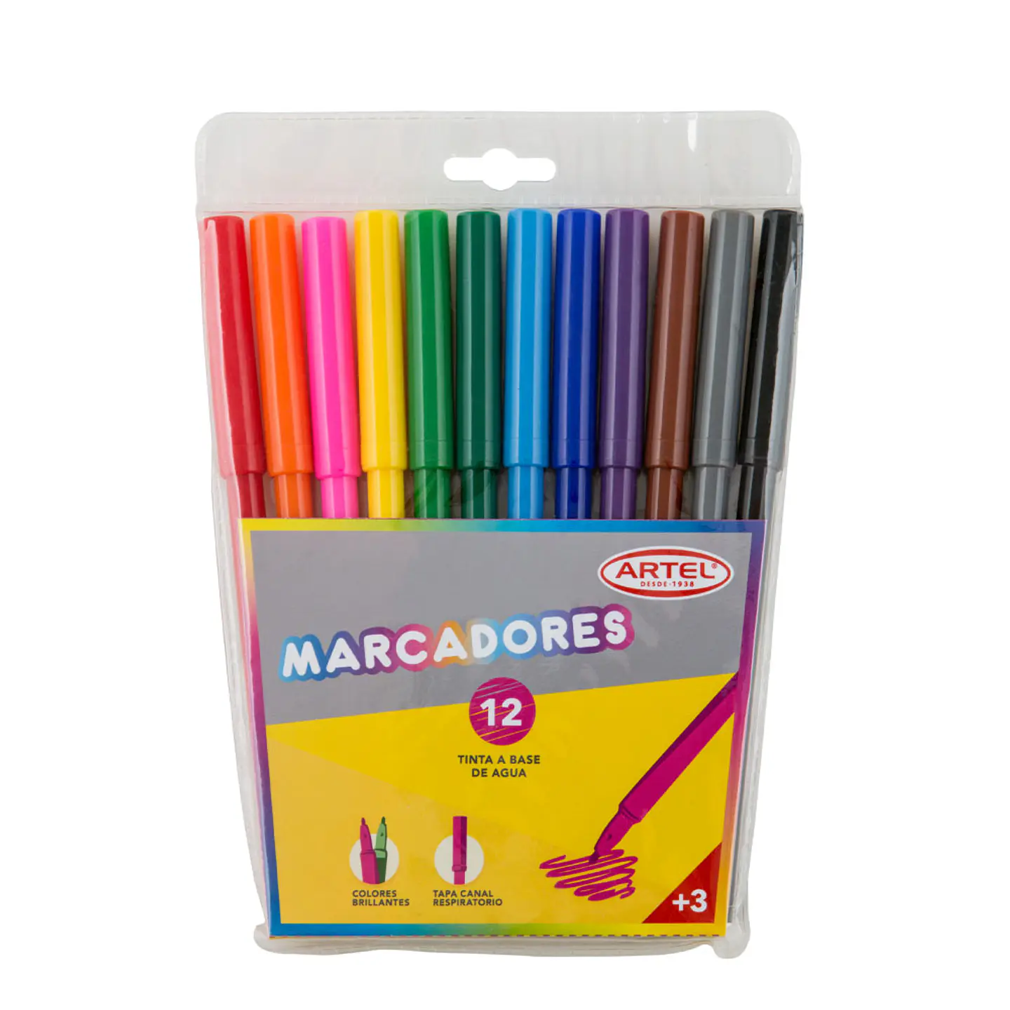Estuche Marcadores Artel 12 Colores 1