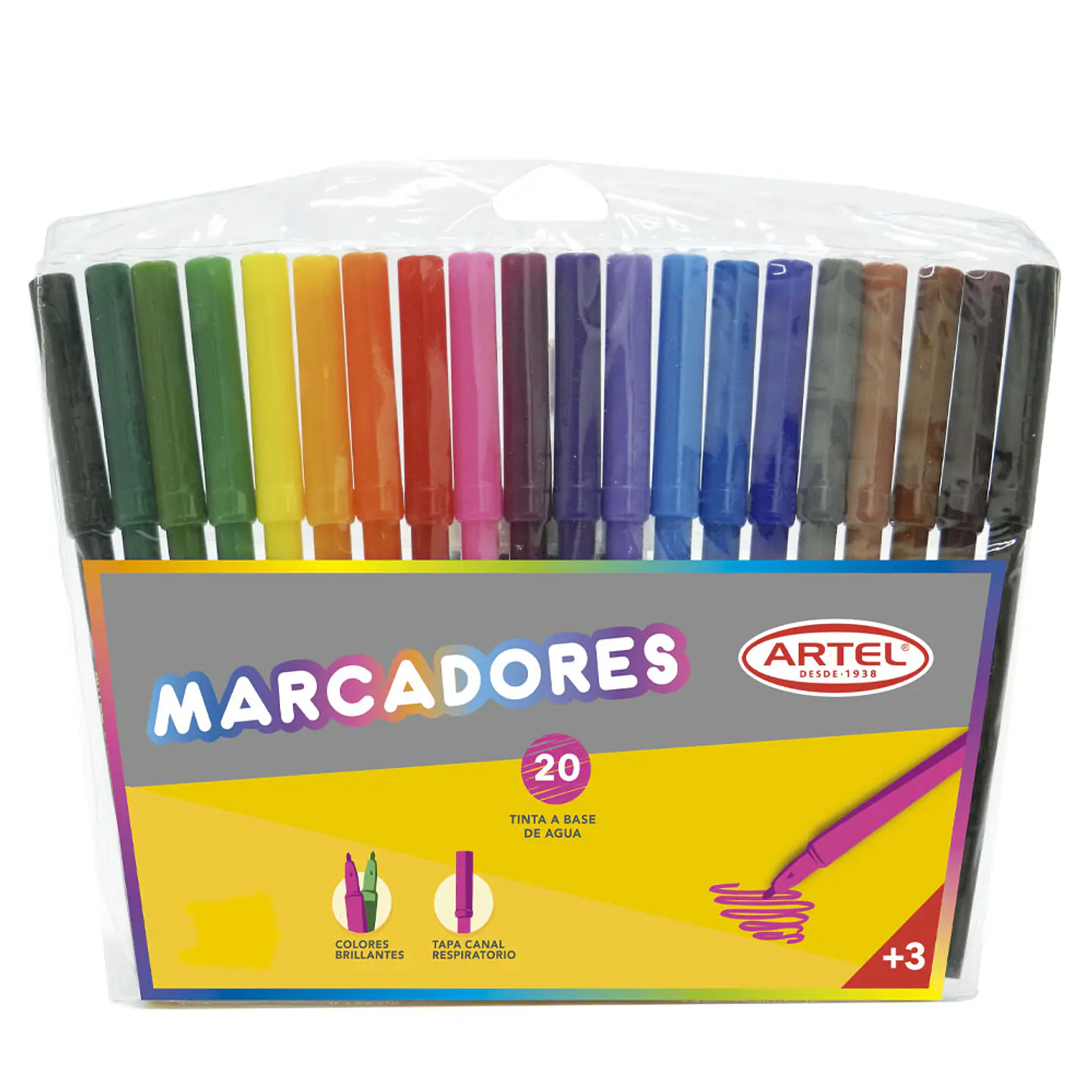 Estuche Marcadores Artel 20 Colores 1