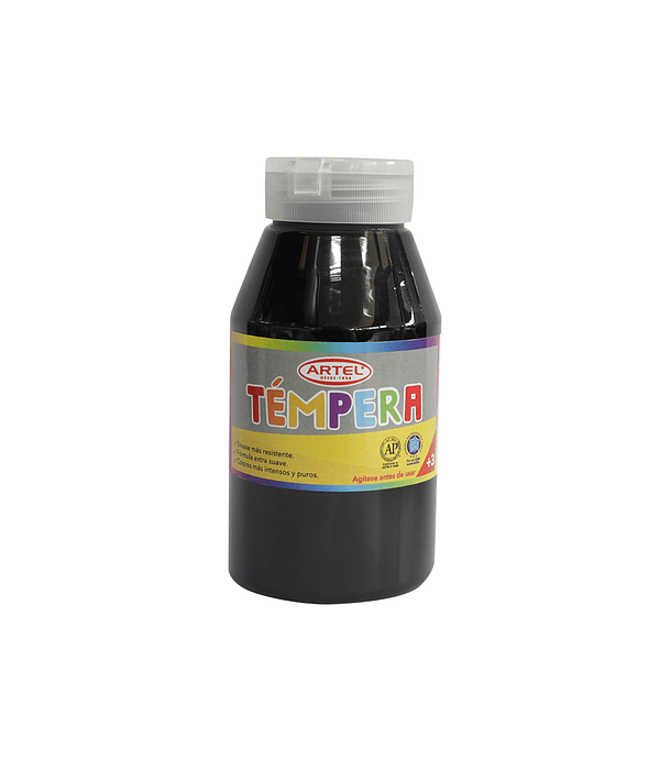 Frasco 250 Ml Témpera Negro 21