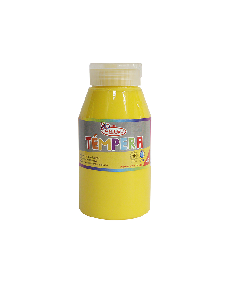 Frasco 250 Ml Témpera Amarillo Limón 72