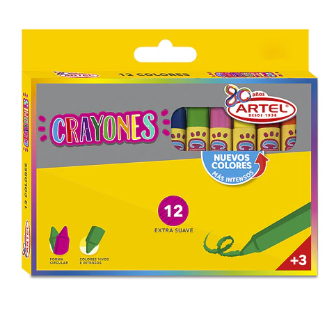 Crayón 12 Colores Artel