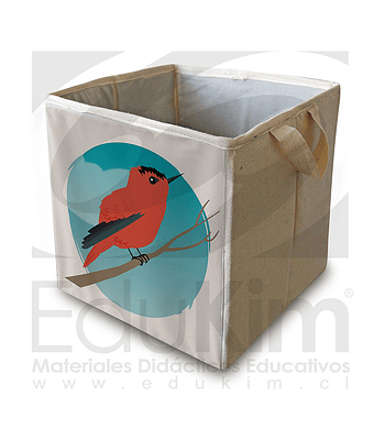Caja plegable diseño Picaflor de Juan Fernández 26 cm