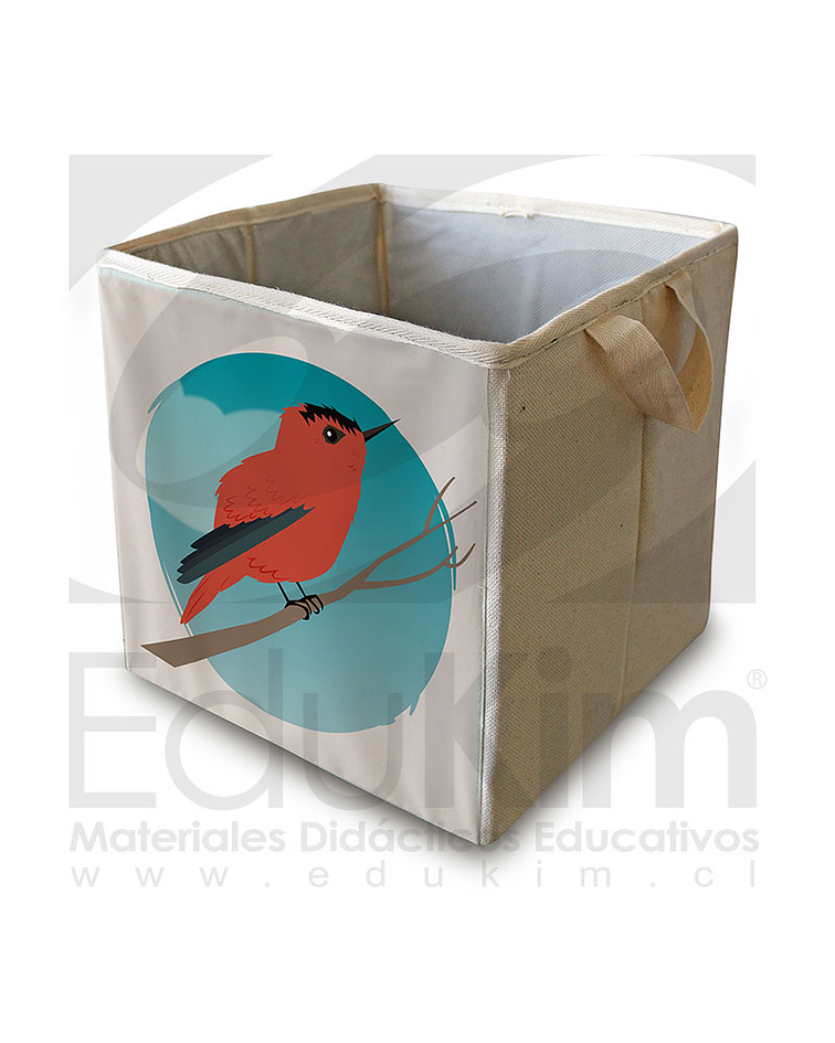 Caja plegable diseño Picaflor de Juan Fernández 26 cm