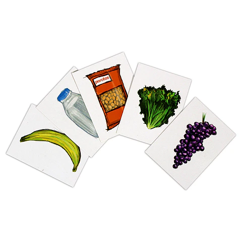 Tarjetas Memorice Alimentos Saludables 
