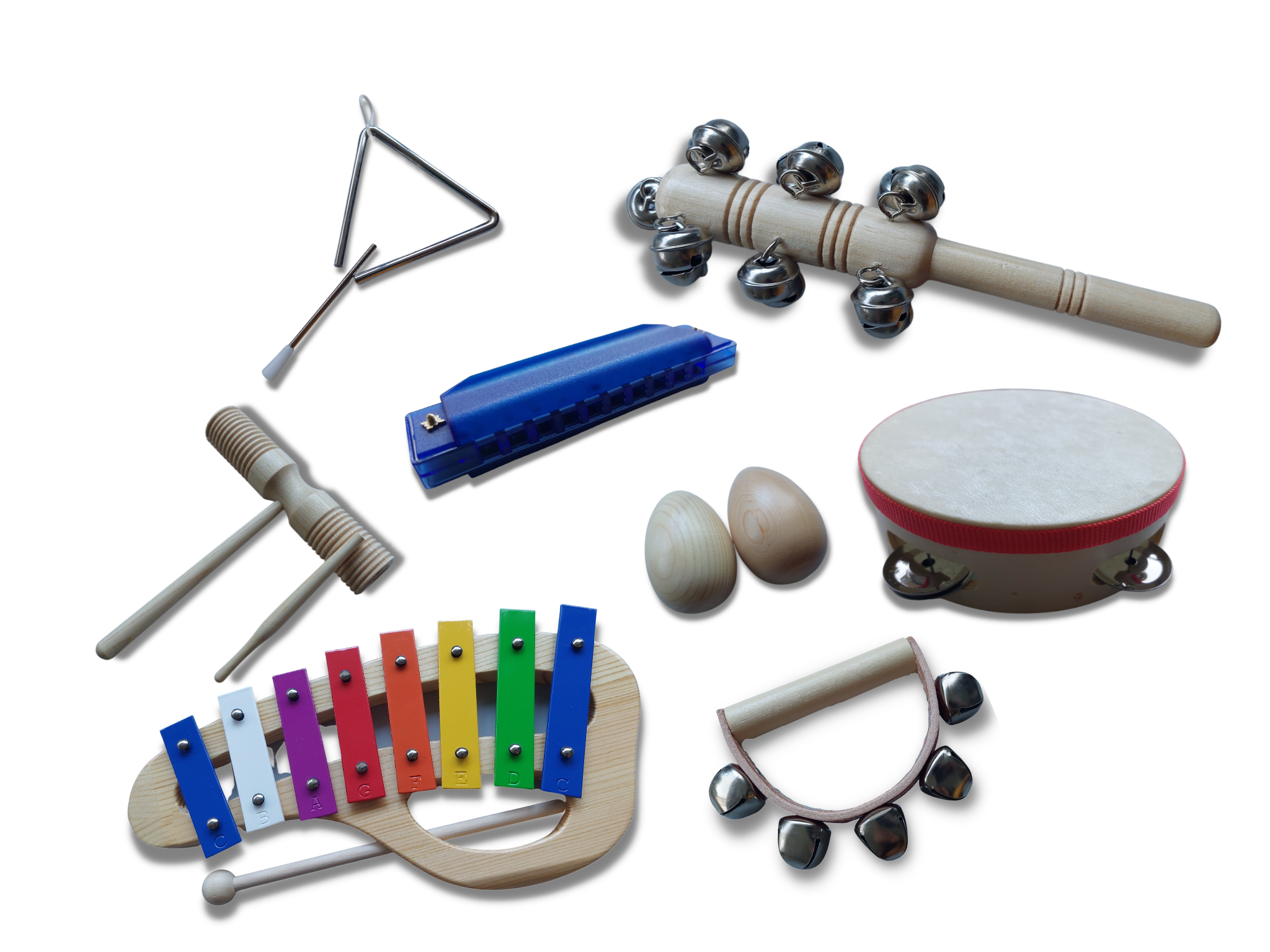Set 8 instrumentos musicales