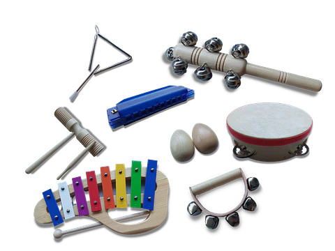 Set 8 instrumentos musicales