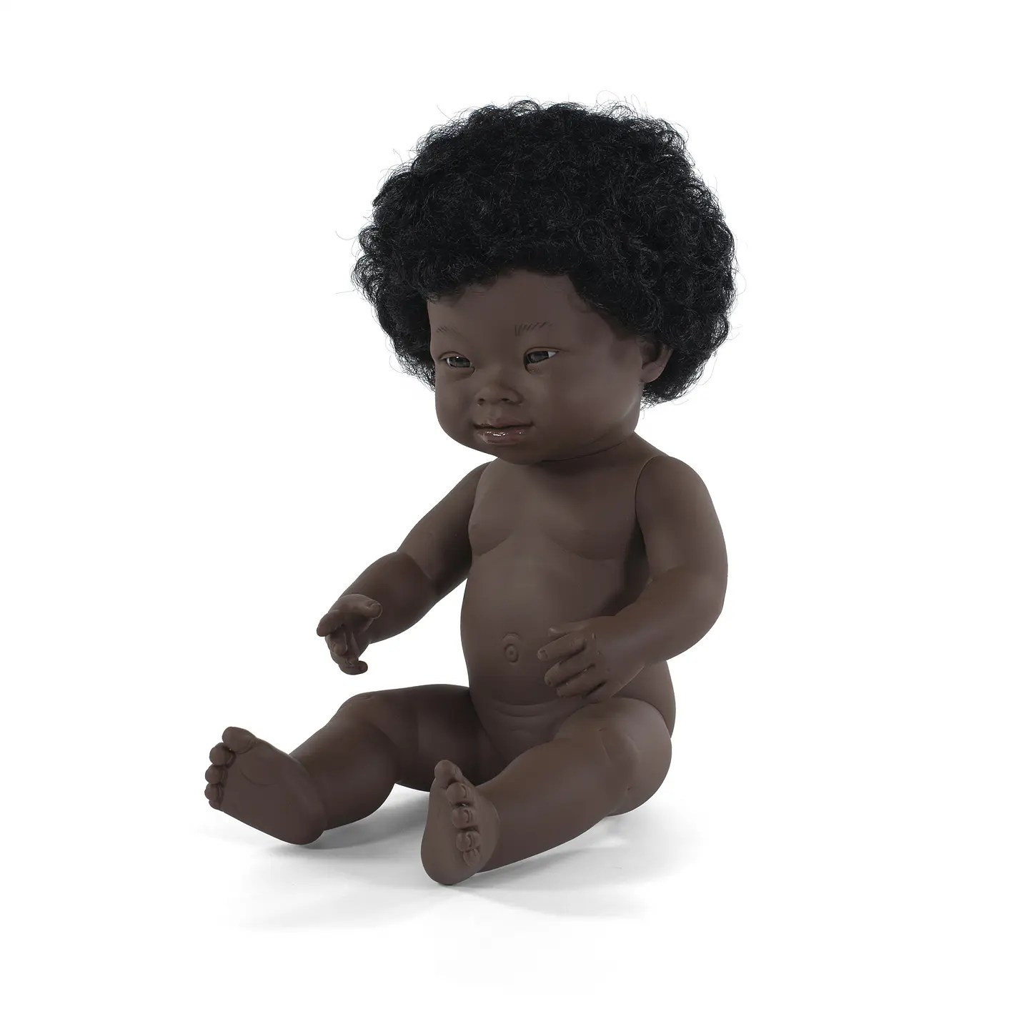 Muñeca Kamal Síndrome Down 38 cm sin ropa 1