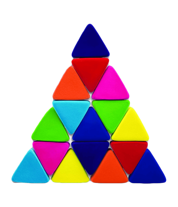 Triángulos para Construir 16 Pzas.