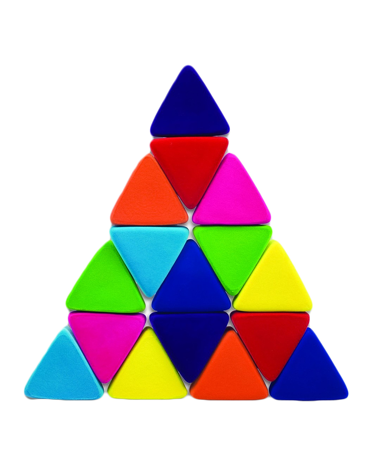 Triángulos para Construir 16 Pzas.