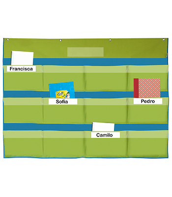Pocket Chart Organizador carpetas y trabajos