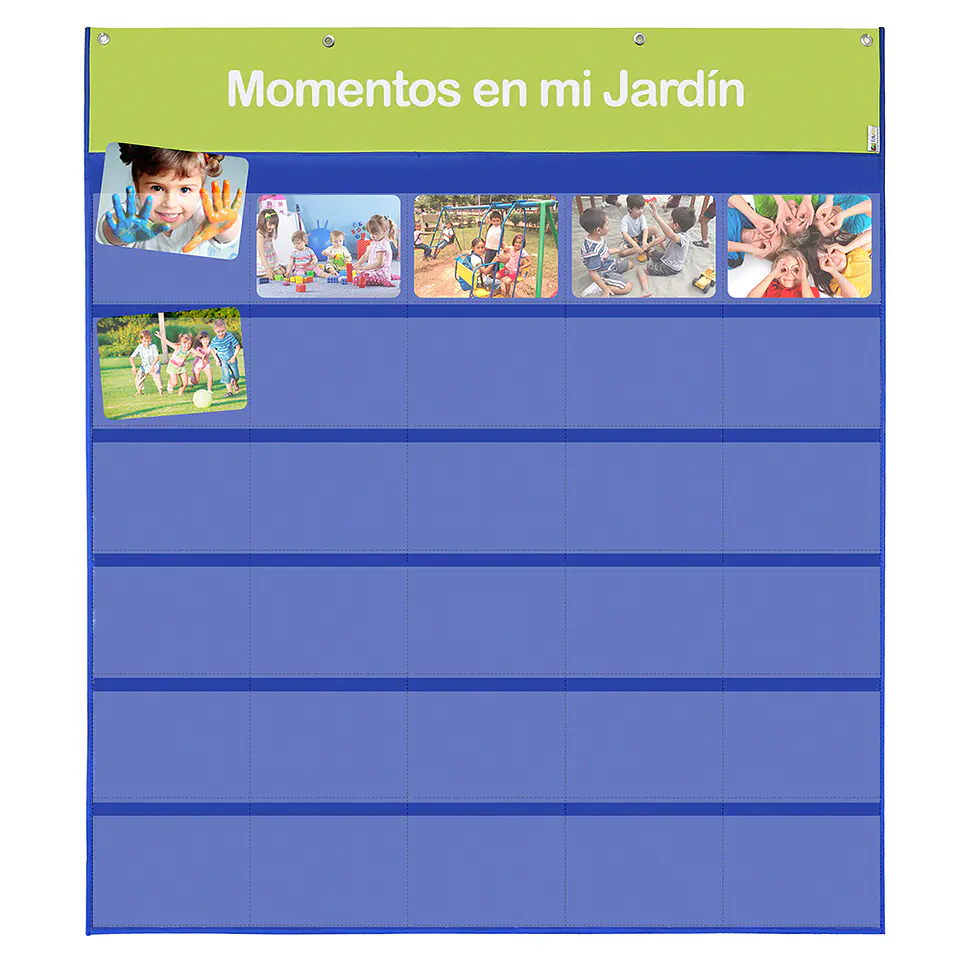 Panel de aprendizaje Tablero momentos en mi jardín 1