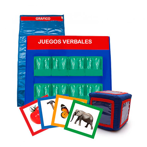 Panel de aprendizaje Set juegos verbales