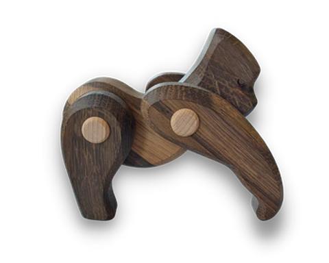 Gorila de madera articulado