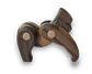 Gorila de madera articulado - Miniatura 1
