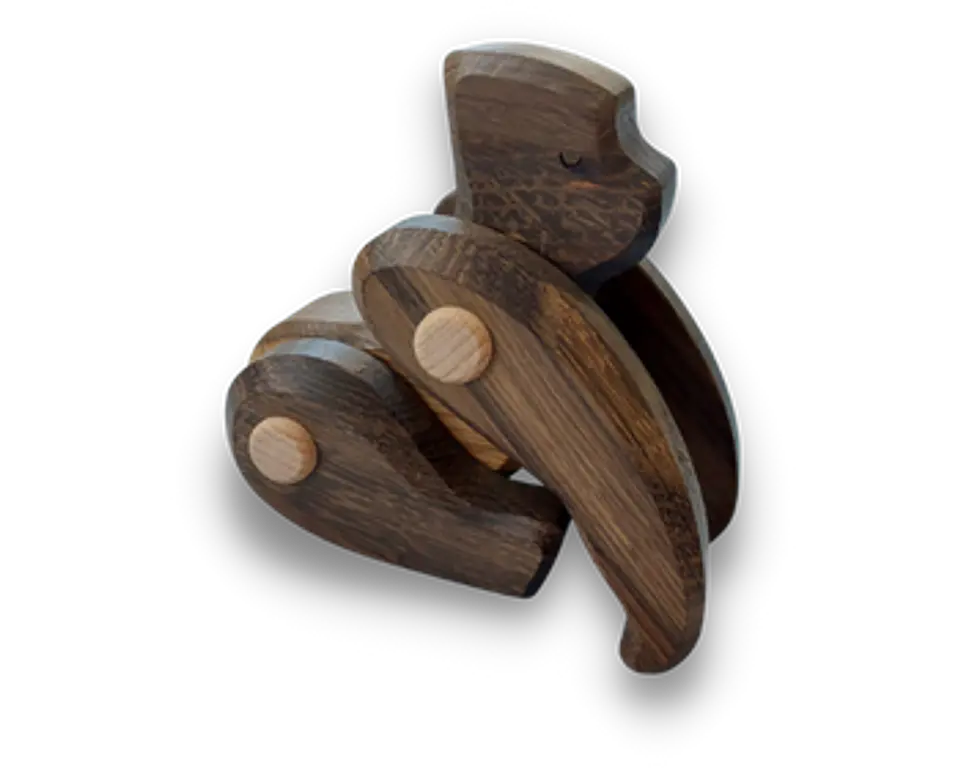 Gorila de madera articulado 2