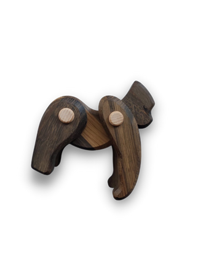 Gorila de madera articulado