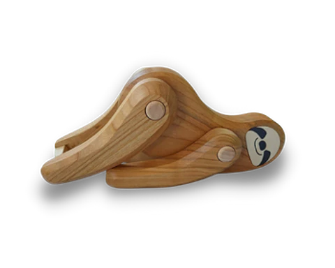 Oso Perezoso de madera articulado