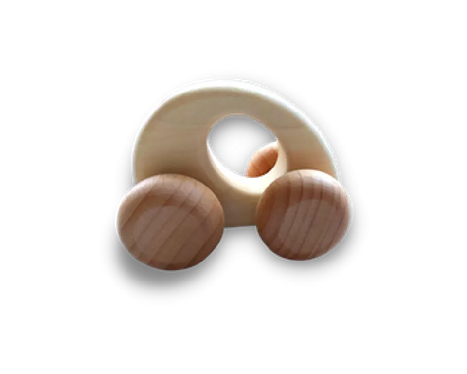 Auto elipse de madera 2