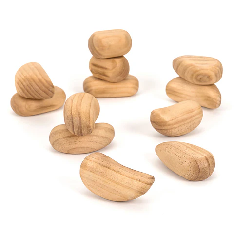 Construcción piedras táctiles 12 Uds.    