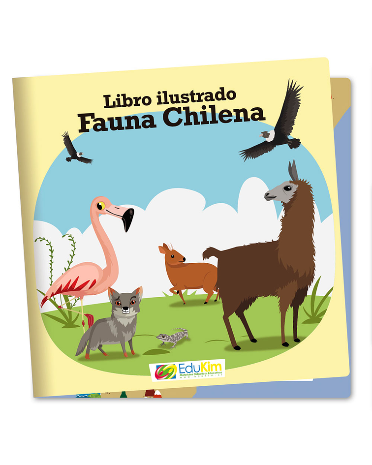 Libro de Tela Fauna de Chile