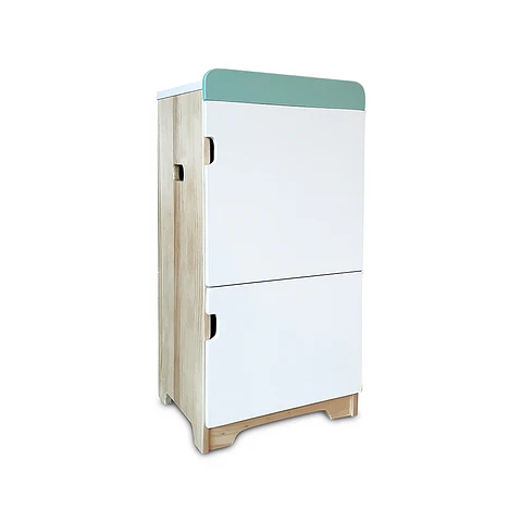 Mini refrigerador de madera
