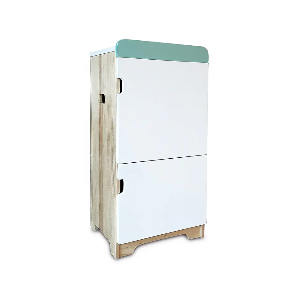 Mini refrigerador de madera 1